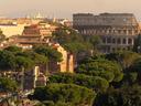 View to the Colosseum from the Monument.